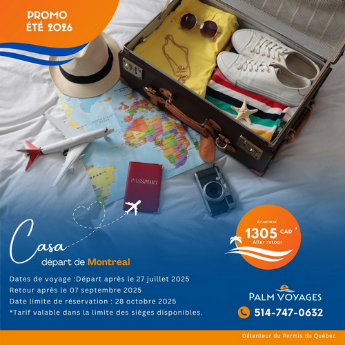 billet d avion casablanca