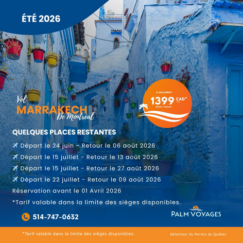 billet d'avion marrakech