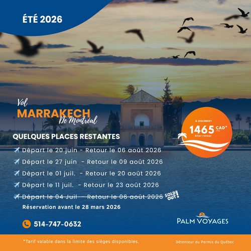 billet d avion marrakech