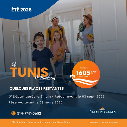 Billet d avion tunis